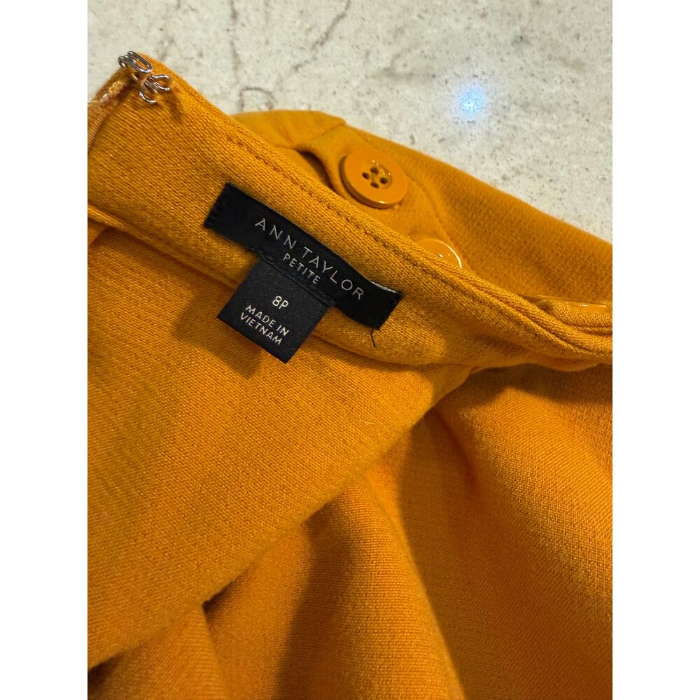 Ann Taylor Golden Yellow Shift Dress – Size 8P (Petite) - Picture 6 of 6